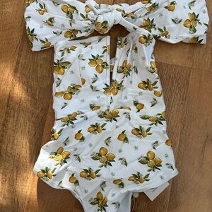 NWT For love & lemons Limonada one pc xs